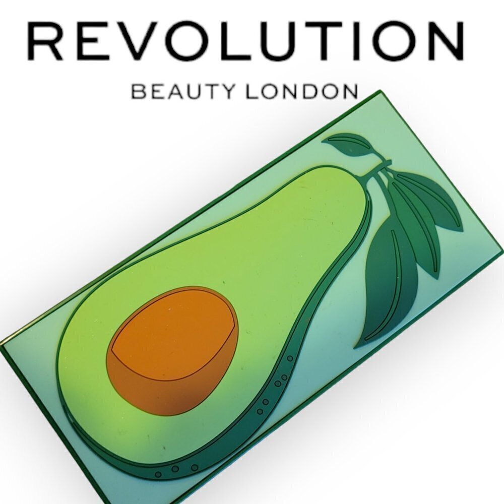 I Heart Revolution Tasty Avocado Green Eyeshadow Palette NWT Full Size 18 Pan XL